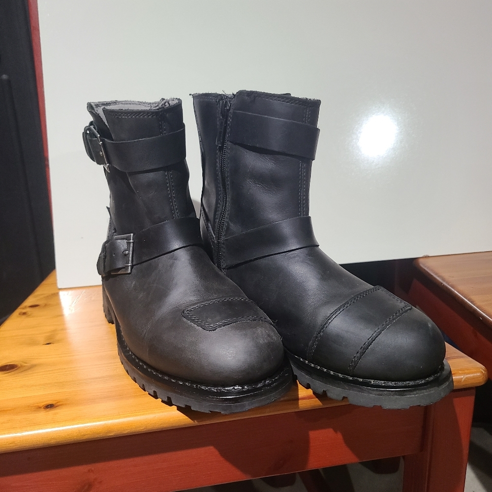 Harley-Davidson® Women's Bremerton 6-Inch Waterproof Motorcycle Boots, D84645